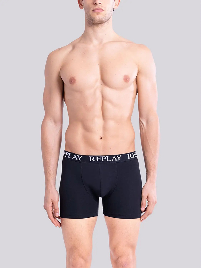REPLAY ΜΑΥΡΑ BOXER TRUNKS (3PACK) - Image 2