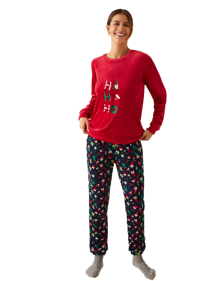 PROMISE ΓΥΝΑΙΚΕΙΟ ΣΕΤ ΠΥΤΖΑΜΑ CHRISTMAS COLLECTION