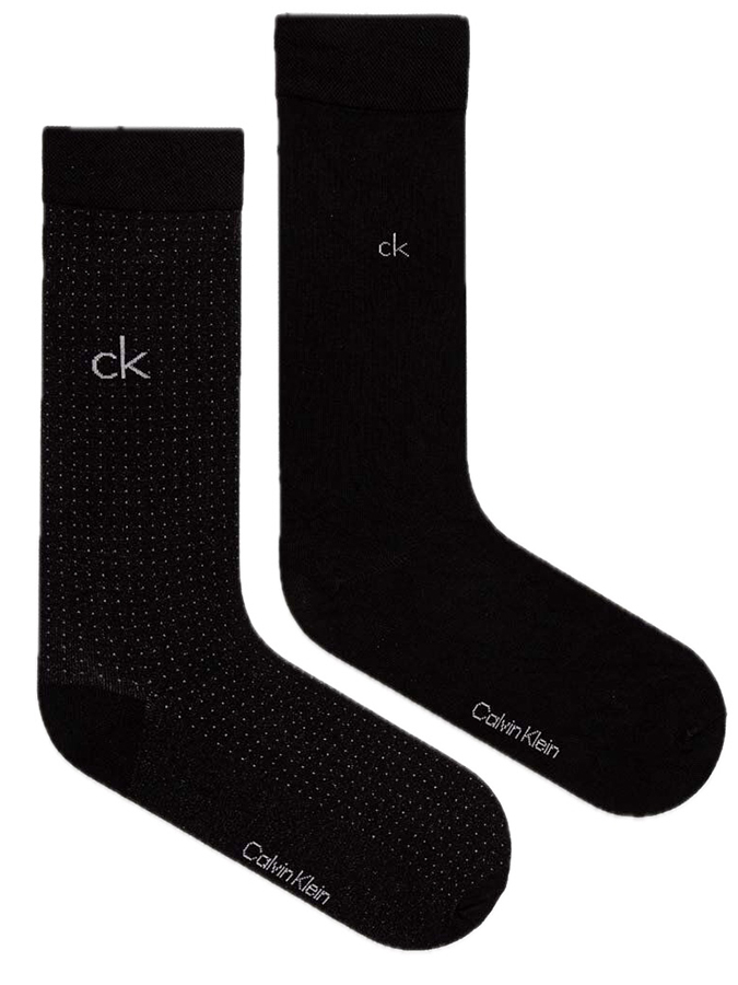 CALVIN KLEIN ΜΑΥΡΕΣ ΑΝΔΡΙΚΕΣ ΚΑΛΤΣΕΣ (2PACK)