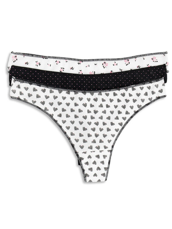 COTONELLA ΒΑΜΒΑΚΕΡΟ ΣΛΙΠ STRING ΣΕΤ 3PACK