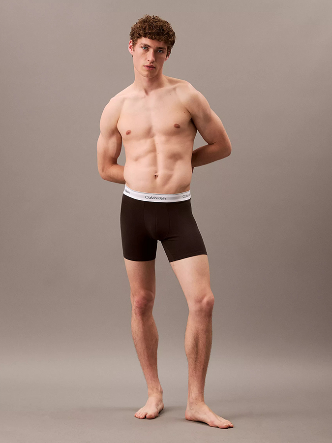 CALVIN KLEIN ΑΝΔΡΙΚΑ BOXER ΜΕ ΜΑΚΡΥ ΠΟΔΙ - Image 2