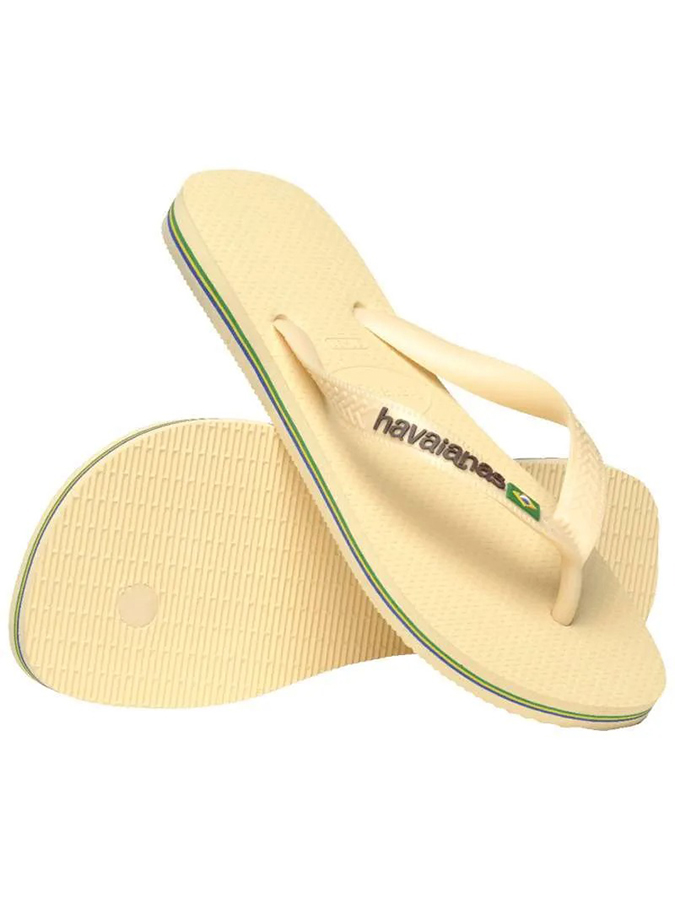HAVAIANAS UNISEX ΣΑΝΔΑΛΙΑ BUTTERCREAM BRASIL LOGO - Image 3