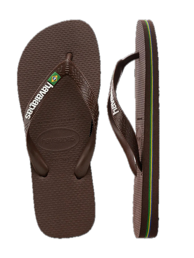 HAVAIANAS UNISEX ΣΑΝΔΑΛΙΑ BRASIL LOGO DARK BROWN - Image 4