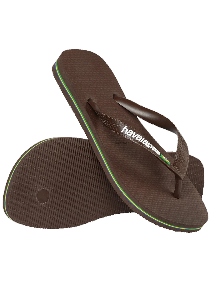 HAVAIANAS UNISEX ΣΑΝΔΑΛΙΑ BRASIL LOGO DARK BROWN - Image 2