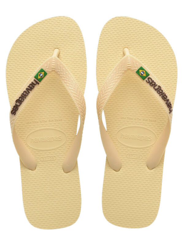 HAVAIANAS UNISEX ΣΑΝΔΑΛΙΑ BUTTERCREAM BRASIL LOGO
