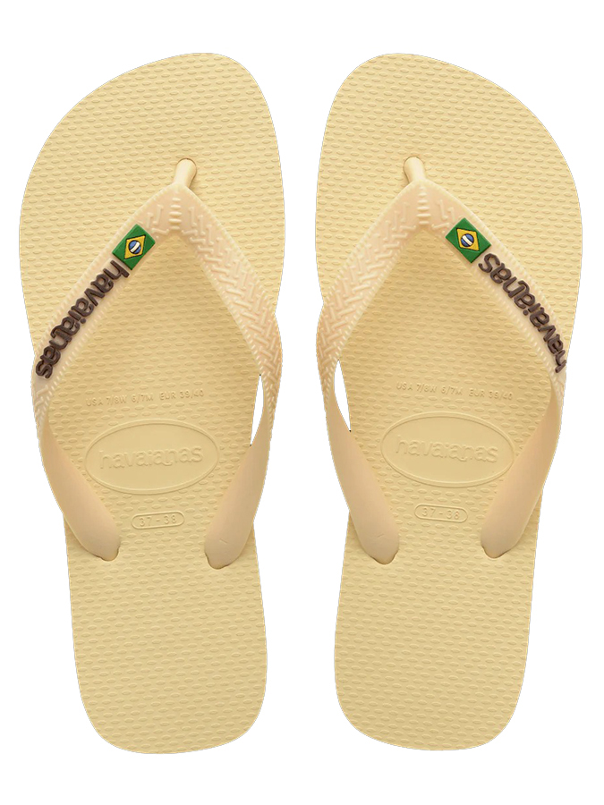 HAVAIANAS UNISEX ΣΑΝΔΑΛΙΑ BUTTERCREAM BRASIL LOGO