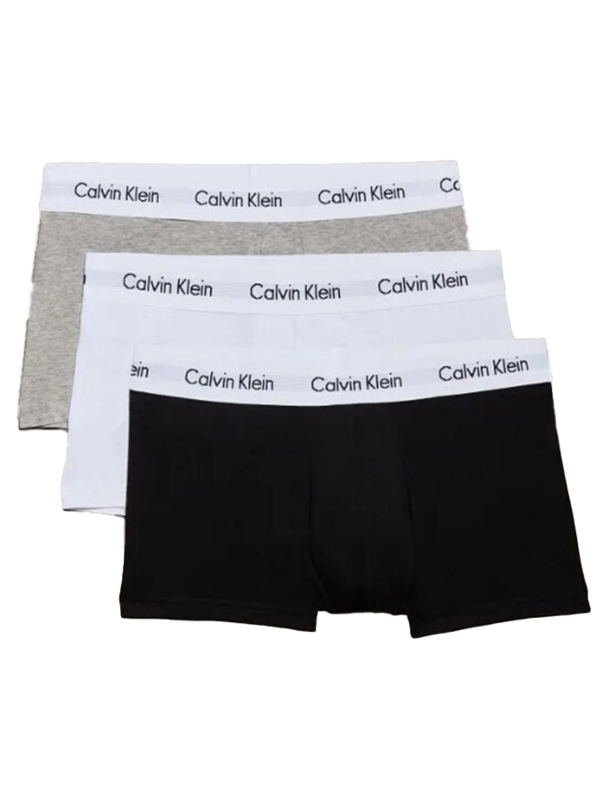 CALVIN KLEIN BOXER ΑΝΔΡΙΚΟ LOW RISE TRUNK COTTON STRETCH (3PACK)