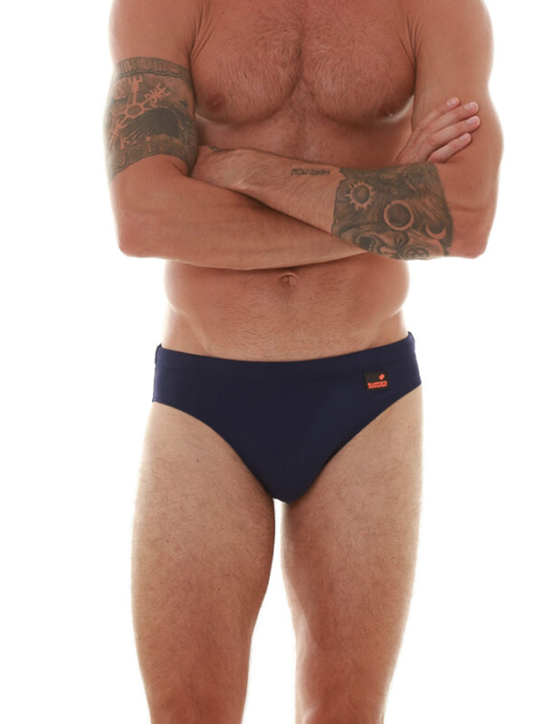 BLUEPOINT SWIMWEAR ΑΝΔΡΙΚΟ ΣΛΙΠ ΣΚΟΥΡΟ ΜΠΛΕ