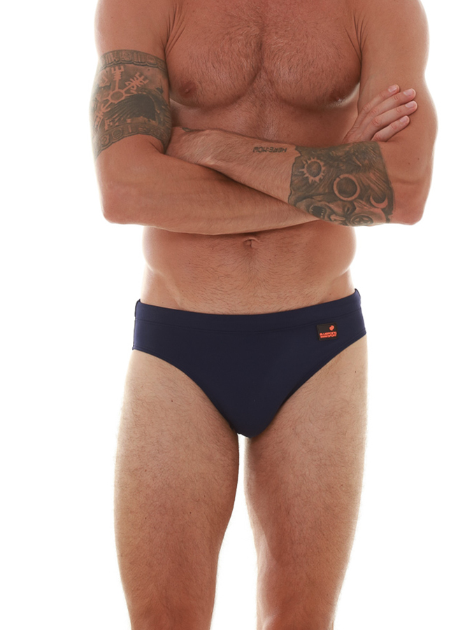 BLUEPOINT SWIMWEAR ΑΝΔΡΙΚΟ ΣΛΙΠ ΣΚΟΥΡΟ ΜΠΛΕ