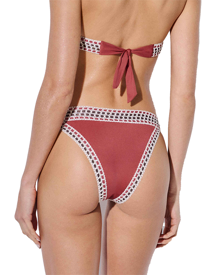 LIDA BIKINI ΣΕΤ TOP ΤΡΙΓΩΝΟ ΜΕ ΣΛΙΠ ΤΥΠΟΥ TANGA ΜΕ ΚΡΟΣΕ ΔΑΝΤΕΛΑ - Image 5