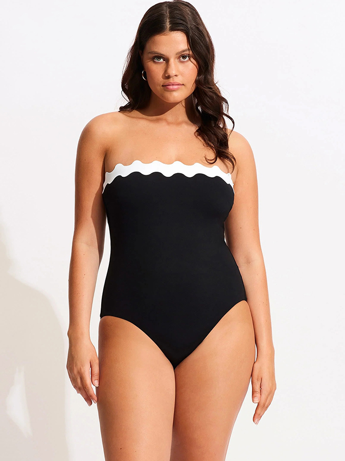 SEAFOLLY ΟΛΟΣΩΜΟ ΜΑΓΙΟ GIA RIC RAC BANDEAU - Image 5