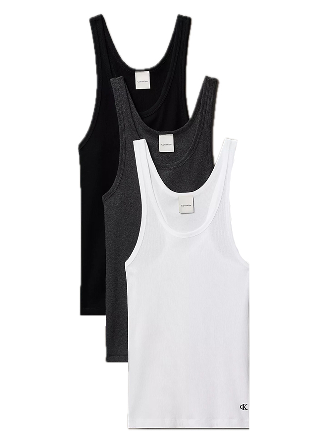 CALVIN KLEIN ΓΥΝΑΙΚΕΙΑ ΦΑΝΕΛΑΚΙΑ RIBBED (3 PACK)