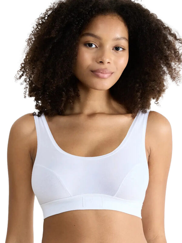 SLOGGI DOUBLE COMFORT T TOP ΜΠΟΥΣΤΑΚΙ ΛΕΥΚΟ