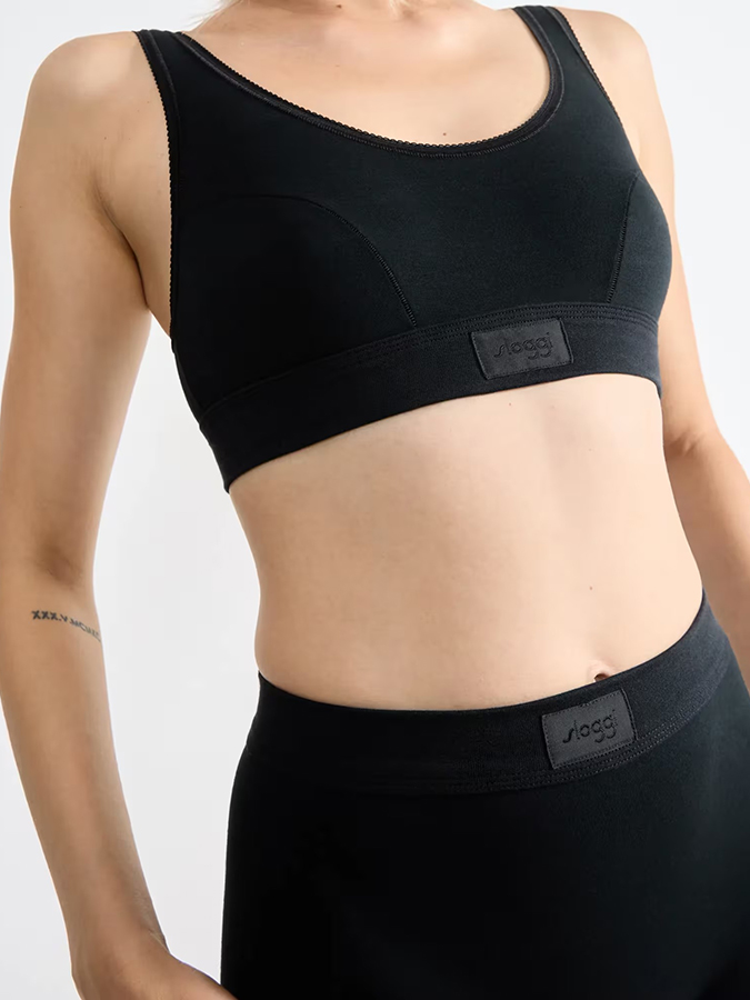 SLOGGI DOUBLE COMFORT T TOP ΜΠΟΥΣΤΑΚΙ ΜΑΥΡΟ - Image 3