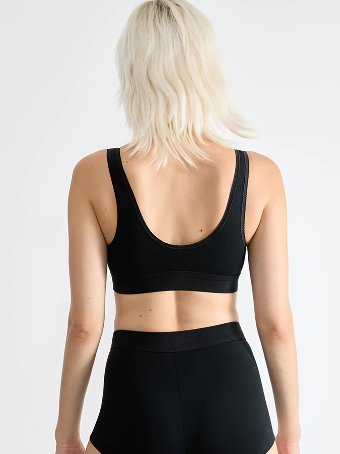 SLOGGI DOUBLE COMFORT T TOP ΜΠΟΥΣΤΑΚΙ ΜΑΥΡΟ - Image 2