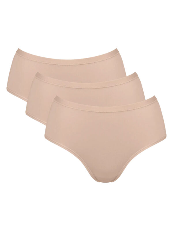 SLOGGI GO DAILY COTTON ΣΛΙΠ MIDI ΜΠΕΖ ΠΑΚΕΤΟ 3 ΤΜΧ