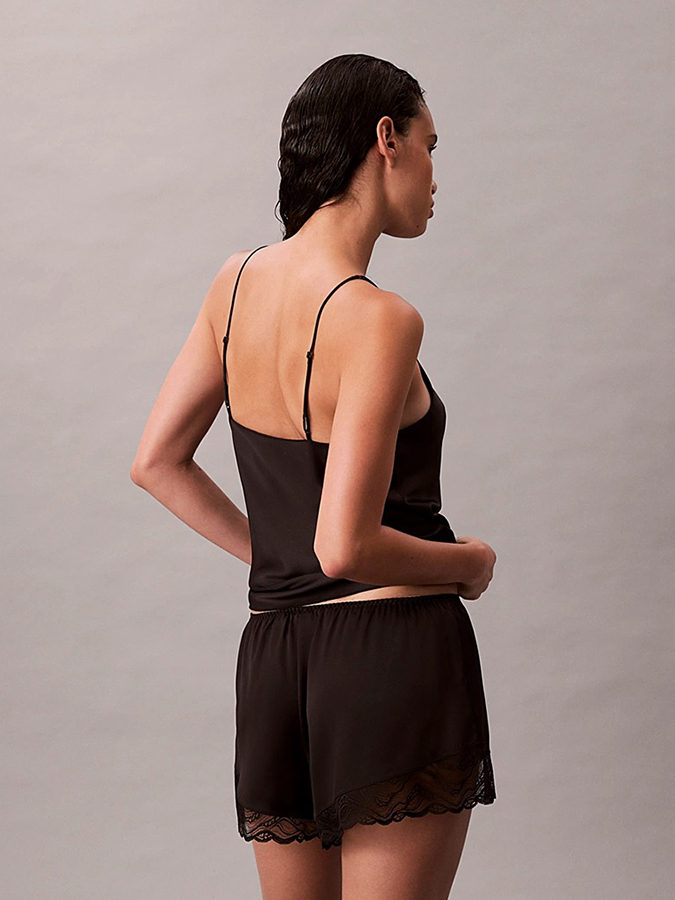 CALVIN KLEIN ΓΥΝΑΙΚΕΙΟ ΣΑΤΕΝ ΣΕΤ ΠYΤΖΑΜΑ - Image 3