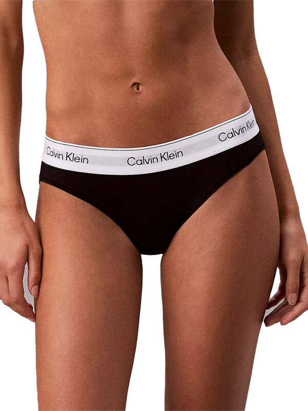 CALVIN KLEIN BIKINI SLIP ΚΑΝΟΝΙΚΟ ΜΑΥΡΟ