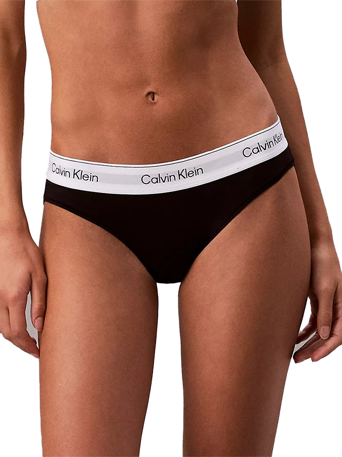 CALVIN KLEIN BIKINI SLIP ΚΑΝΟΝΙΚΟ ΜΑΥΡΟ