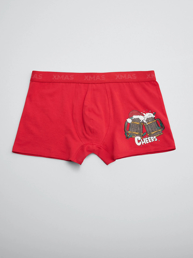 YSABEL MORA ΑΝΔΡΙΚΑ ΚOΚΚΙΝΑ BOXER CHEERS - Image 5