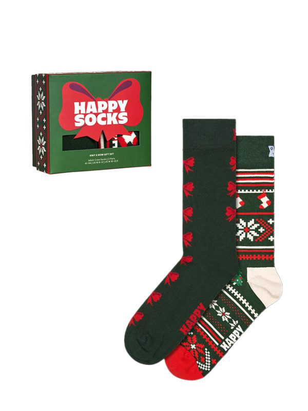 HAPPY SOCKS ΚΑΛΤΣΕΣ ΣΥΣΚΕΥΑΣΙΑ ΔΩΡΟΥ (2 PACK)