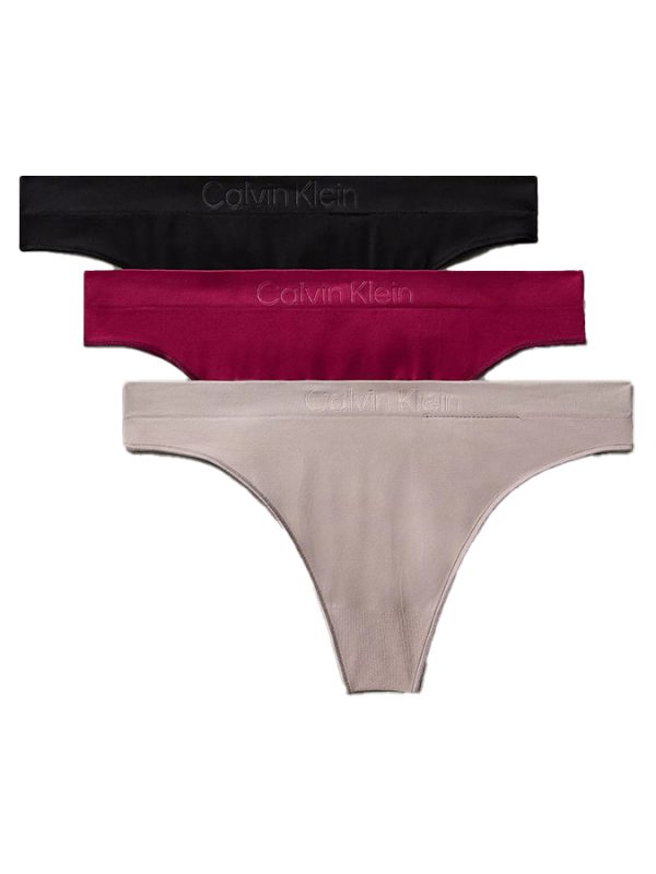 CALVIN KLEIN ΓΥΝΑΙΚΕΙΑ ΣΛΙΠ STRING FLEX SEAMLESS (3PACK)