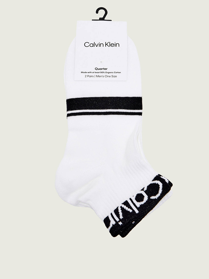 CALVIN KLEIN ΑΝΔΡΙΚΕΣ ΗΜΙΚΟΝΤΕΣ ΚΑΛΤΣΕΣ (2 PACK) - Image 4