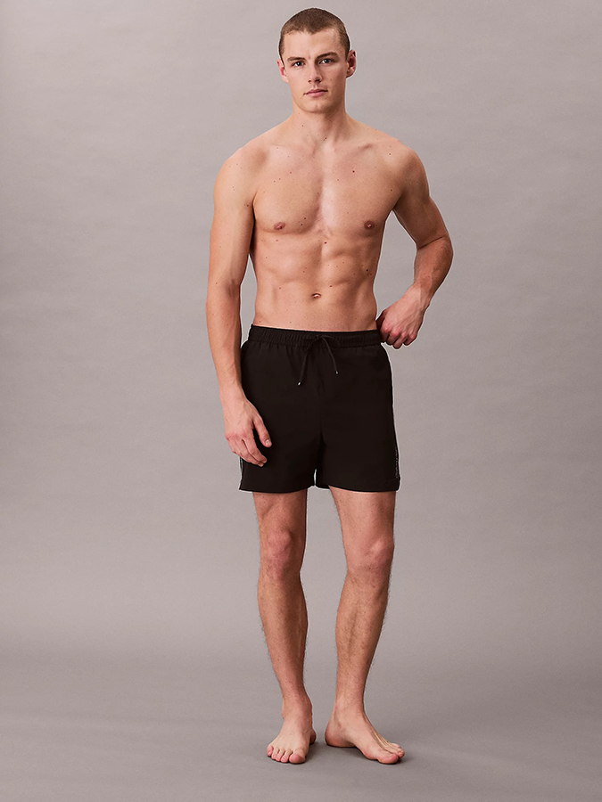 CALVIN KLEIN ΑΝΔΡΙΚΟ ΜΑΓΙΟ MEDIUM DRAWSTRING ΜΑΥΡΟ - Image 4