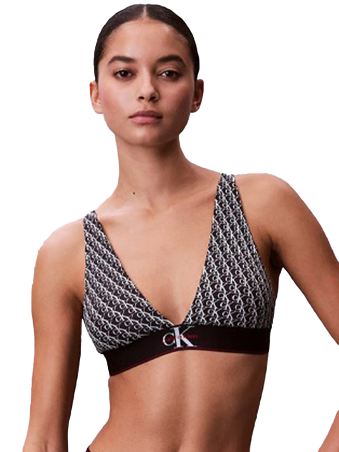 CALVIN KLEIN TRIANGLE GRAPHIC MONOGRAM BRALETTE