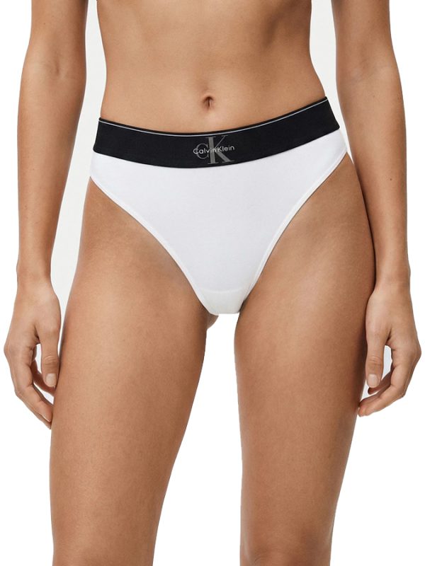 CALVIN KLEIN ΓΥΝΑΙΚΕΙΟ ΣΛΙΠ STRING ΛΕΥΚΟ