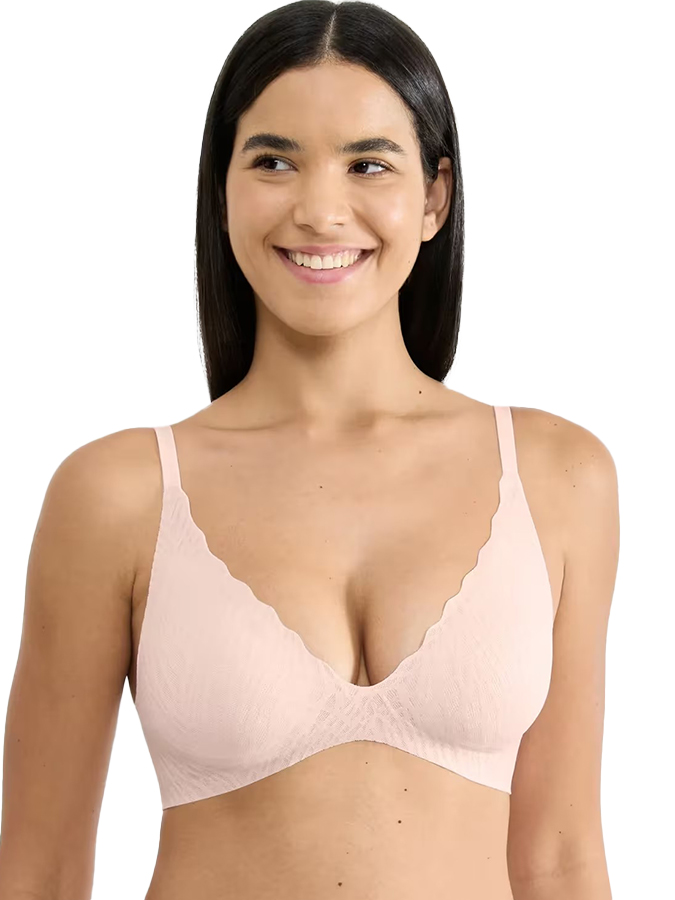 SLOGGI ΥΦΑΣΜΑΤΙΝΟ ΣΟΥΤΙΕΝ ZERO FEEL 2.0 THE UP BRALETTE NUDE