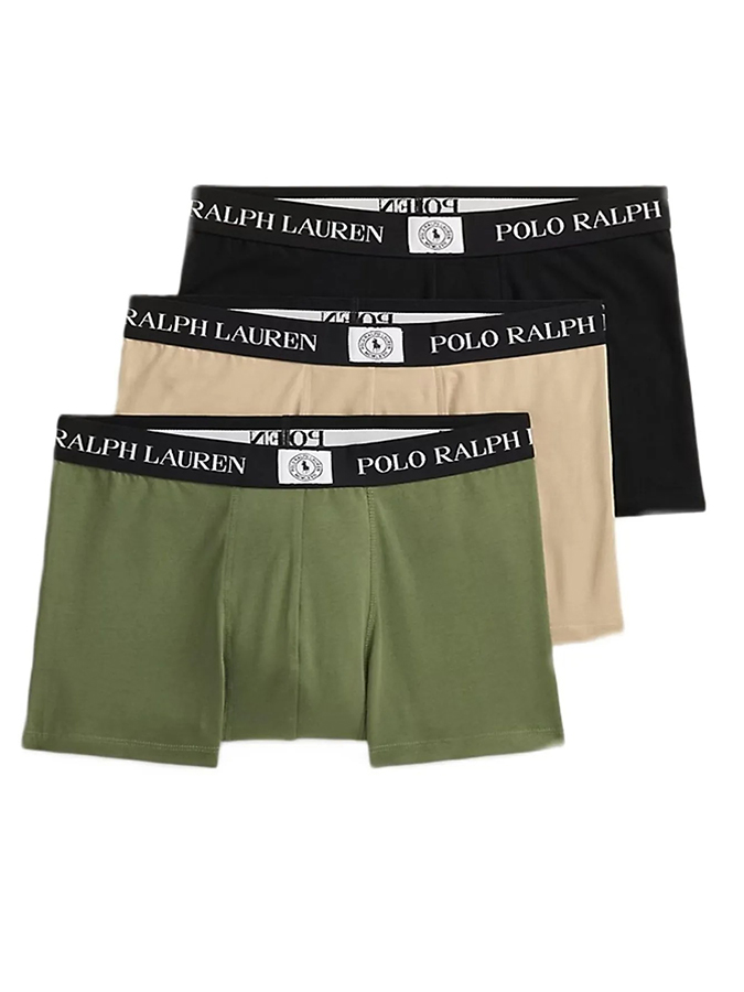 POLO RALPH LAUREN STRETCH COTTON ΑΝΔΡΙΚΑ TRUNKS 3-PACK