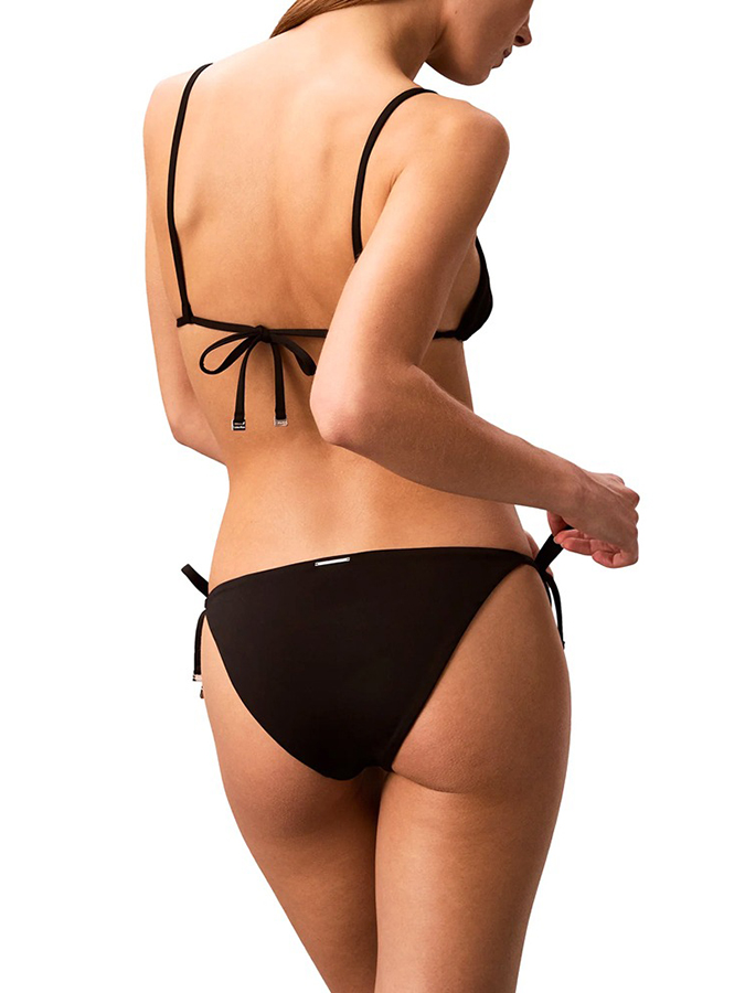 CALVIN KLEIN ΓΥΝΑΙΚΕΙΟ BIKINI ΣΛΙΠ ΚΑΝΟΝΙΚΟ ΜΕ ΔΕΣΙΜΟ ΣΤΟ ΠΛΑΙ - Image 2