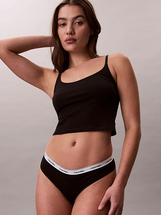 CALVIN KLEIN ΓΥΝΑΙΚΕΙΑ ΣΛΙΠ BRAZILIAN ICON LOGO (3PACK) - Image 4