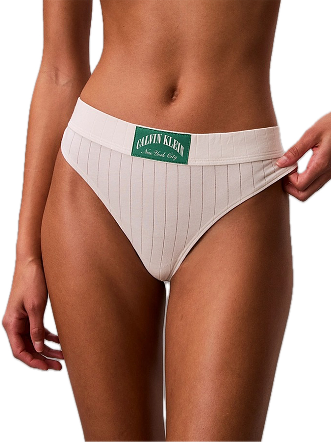 CALVIN KLEIN ΓΥΝΑΙΚΕΙΑ ΣΛΙΠ STRING ΜΕ ΛΟΓΟΤΥΠΟ
