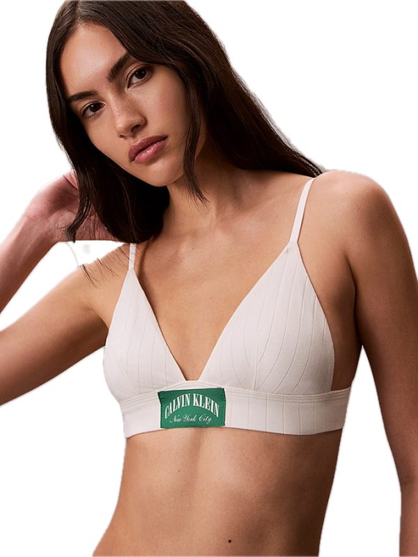 CALVIN KLEIN TRIANGLE TOP ΜΕ ΛΟΓΟΤΥΠΟ ΚΑΙ ΑΦΑΙΡΟΥΜΕΝΗ ΕΠΕΝΔΥΣΗ