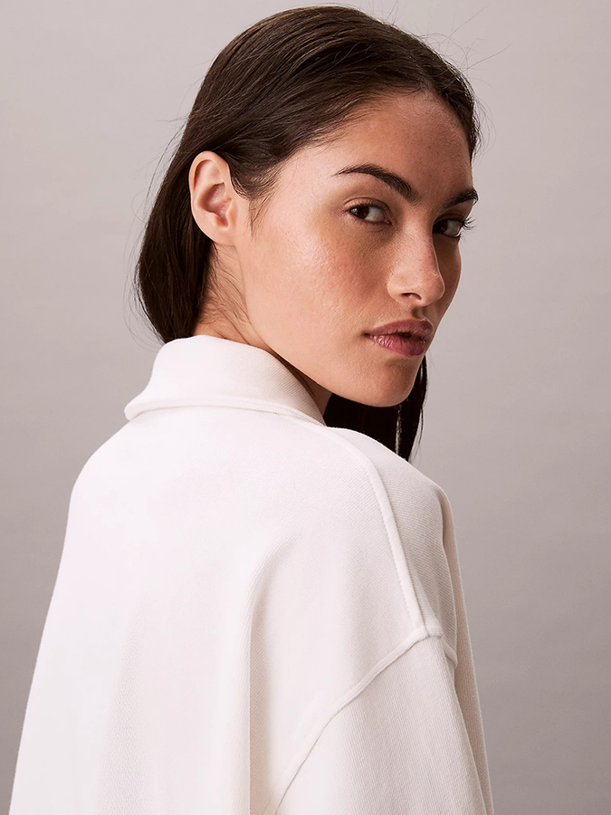 CALVIN KLEIN ΓΥΝΑΙΚΕΙΟ POLO T-SHIRT HERITAGE LOGO - Image 4