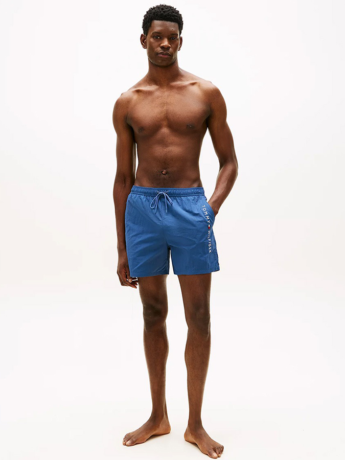 TOMMY HILFIGER ΑΝΔΡΙΚΟ ΜΑΓΙΟ 'AEGEAN SEA' ΜΕΣΑΙΟ ΜΗΚΟΣ - Image 3