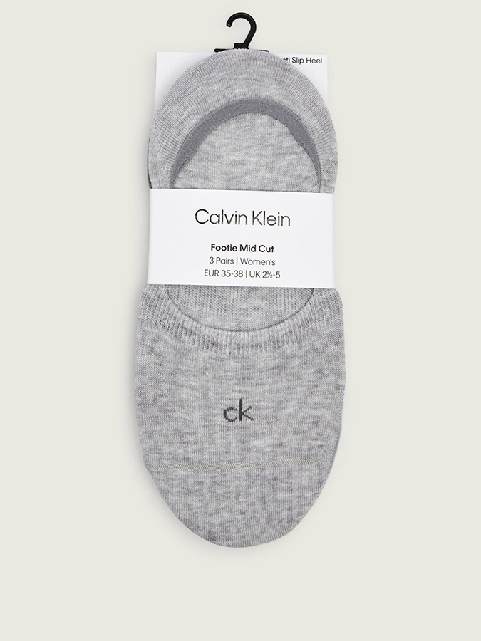 CALVIN KLEIN ΓΥΝΑΙΚΕΙΕΣ ΚΑΛΤΣΕΣ ΣΟΣΟΝΙΑ MID CUT (3 PACK) - Image 4