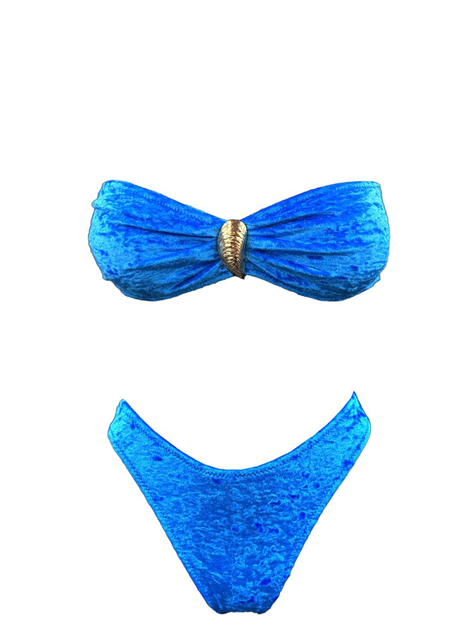 EMMA SWIMWEAR ΜΠΙΚΙΝΙ ΣΕΤ 'OCEAN VELVET STRAPLESS'