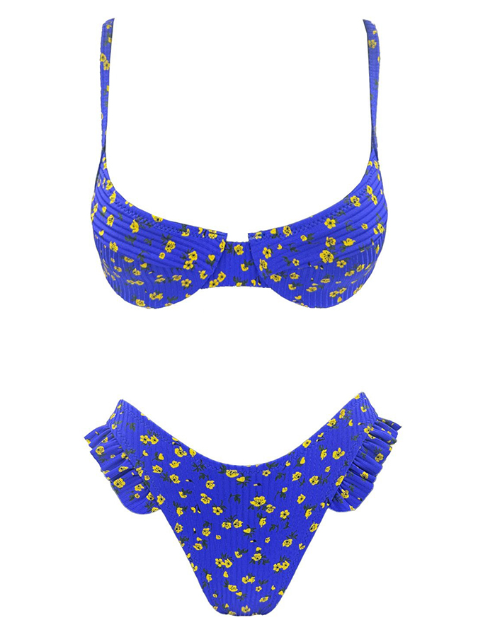 EMMA SWIMWEAR ΜΠΙΚΙΝΙ ΣΕΤ 'YELLOW BLOOM FRILL'