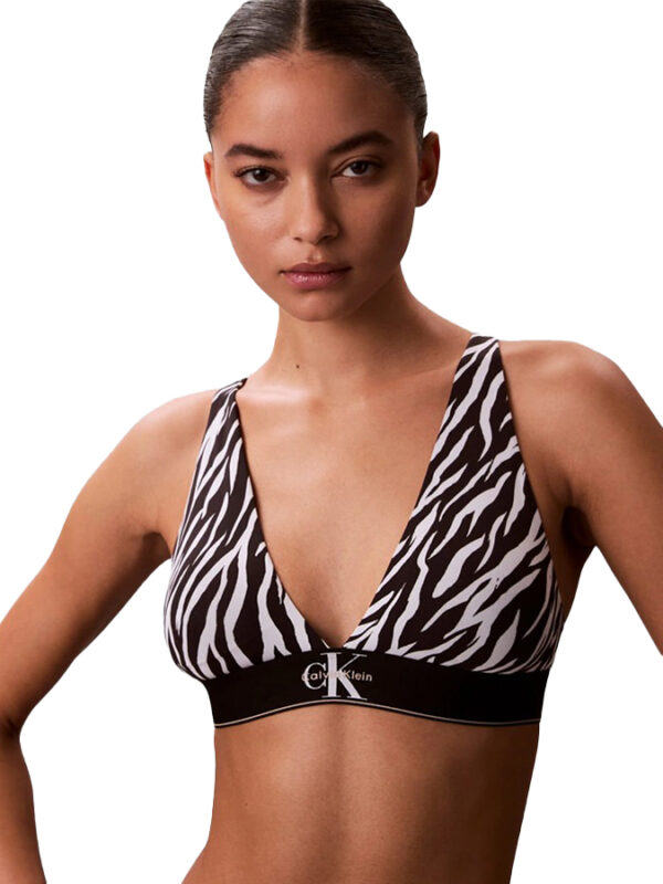 CALVIN KLEIN ΤΡΙΓΩΝΟ ΣΟΥΤΙΕΝ "GRAPHIC MONOGRAM" ΜΕ ΕΠΕΝΔΥΣΗ