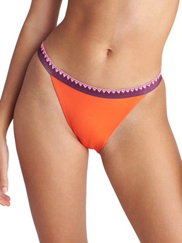 BLU4U ΓΥΝΑΙΚΕΙΟ ΜΠΙΚΙΝΙ ΣΛΙΠ 'CORAL STITCH' ΜΕ ΚΡΟΣΕ ΛΕΠΤΟΜΕΡΕΙΕΣ