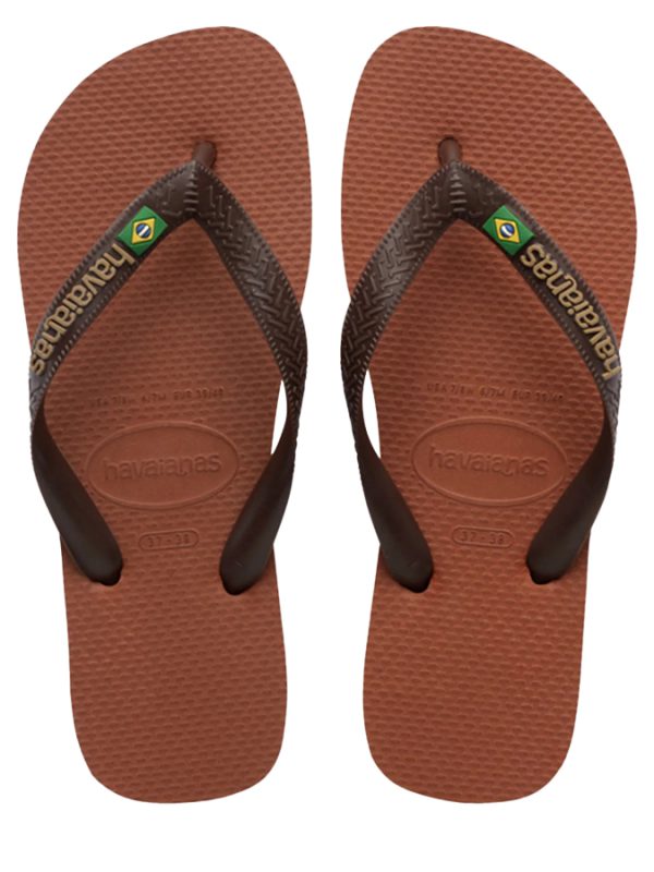 HAVAIANAS ΣΑΝΔΑΛΙΑ BRASIL LOGO RUST COFFE