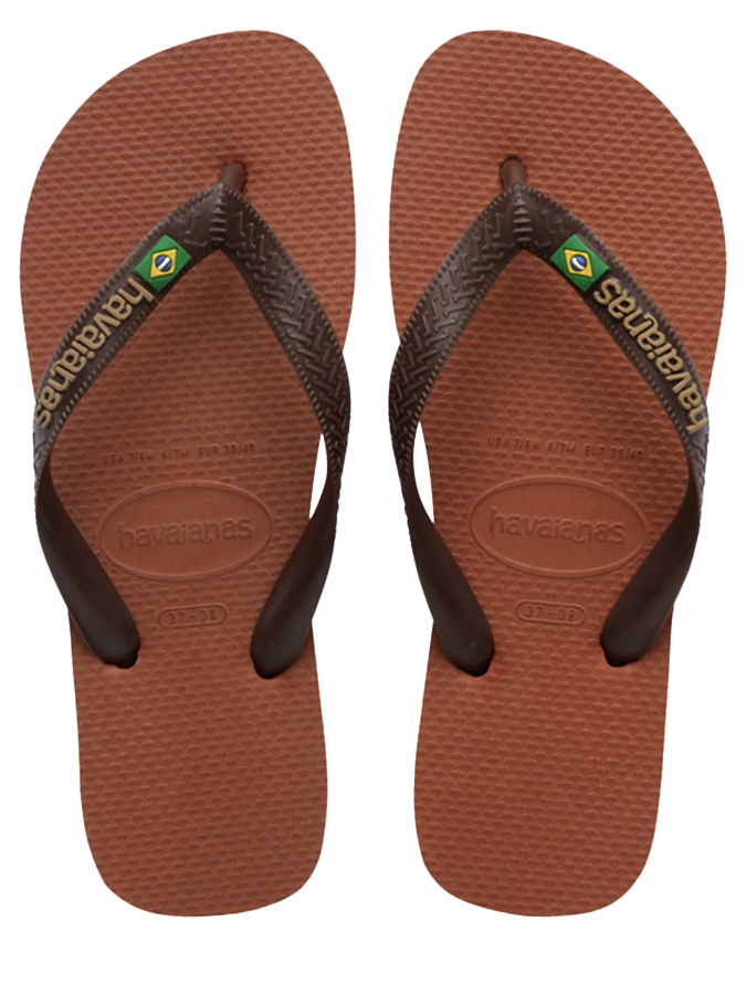 HAVAIANAS ΣΑΝΔΑΛΙΑ BRASIL LOGO RUST COFFE