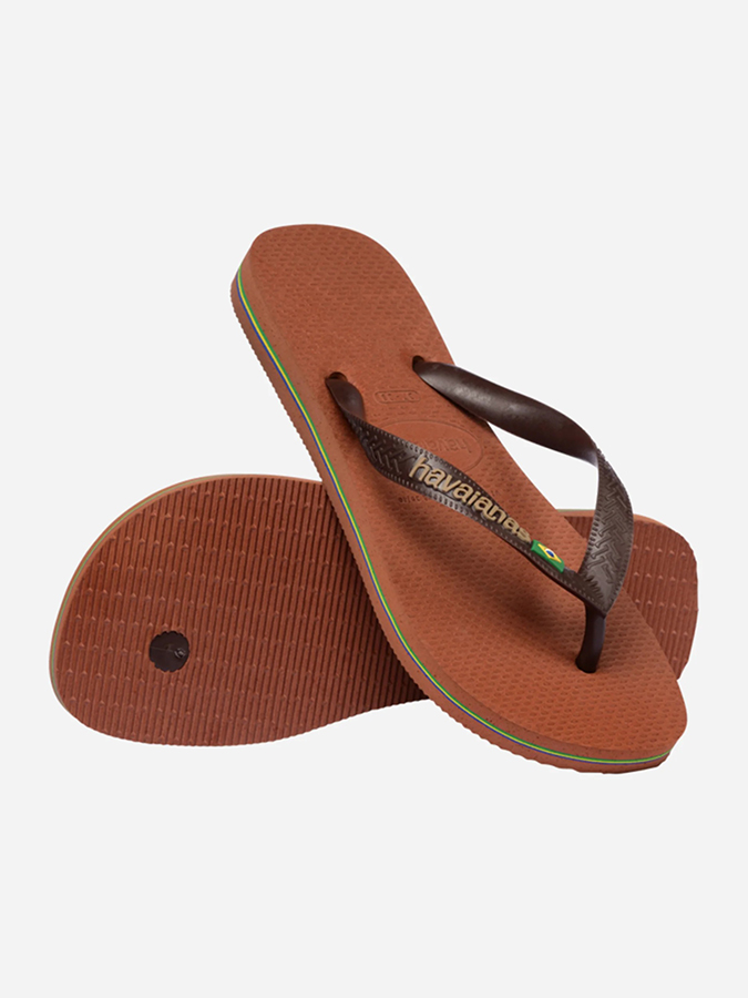 HAVAIANAS ΣΑΝΔΑΛΙΑ BRASIL LOGO RUST COFFE - Image 2