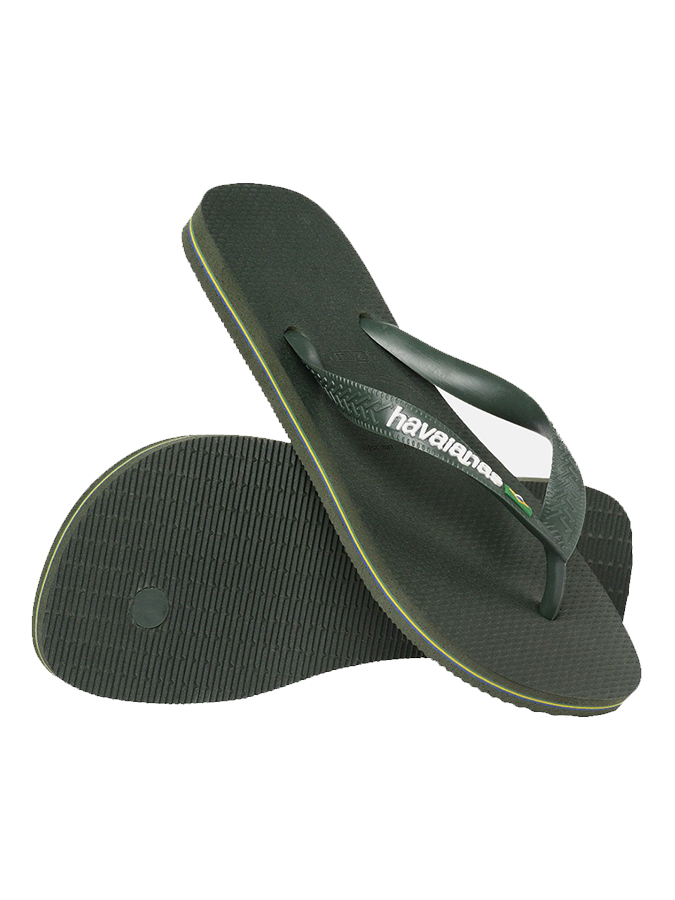HAVAIANAS ΣΑΓΙΟΝΑΡΕΣ BRASIL LOGO GREEN OLIVE - Image 2