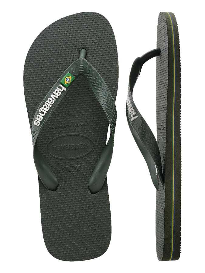 HAVAIANAS ΣΑΓΙΟΝΑΡΕΣ BRASIL LOGO GREEN OLIVE - Image 3