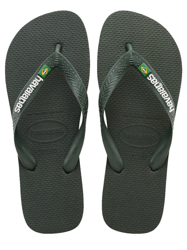 HAVAIANAS ΣΑΓΙΟΝΑΡΕΣ BRASIL LOGO GREEN OLIVE