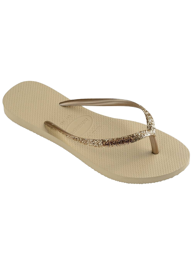 HAVAIANAS ΓΥΝΑΙΚΕΙΕΣ ΣΑΓΙΟΝΑΡΕΣ SLIM GLITTER II SAND GREY - Image 4